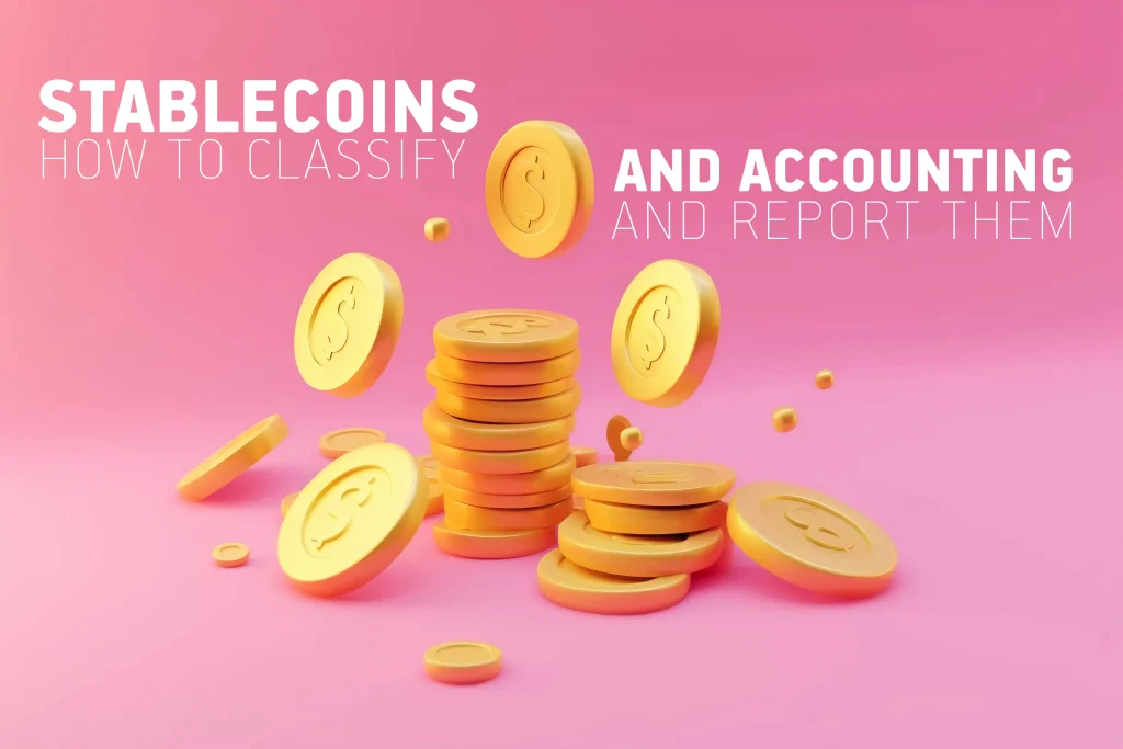 Stablecoins USDT, USDC and DAI used in crypto accounting