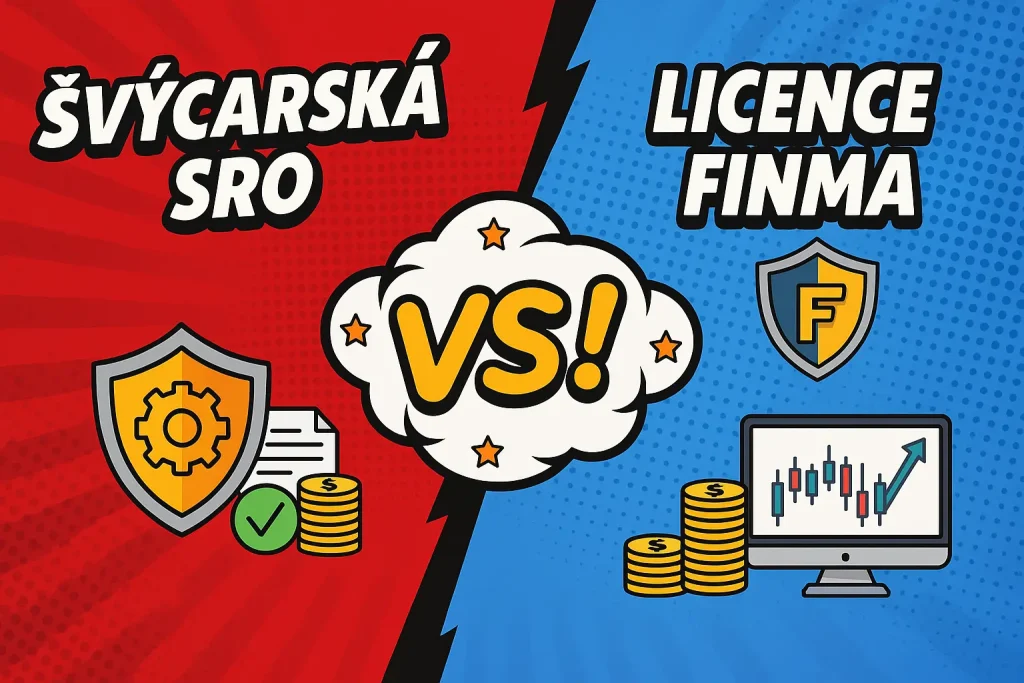 Švýcarská SRO vs licence FINMA — srovnání pro kryptospolečnosti