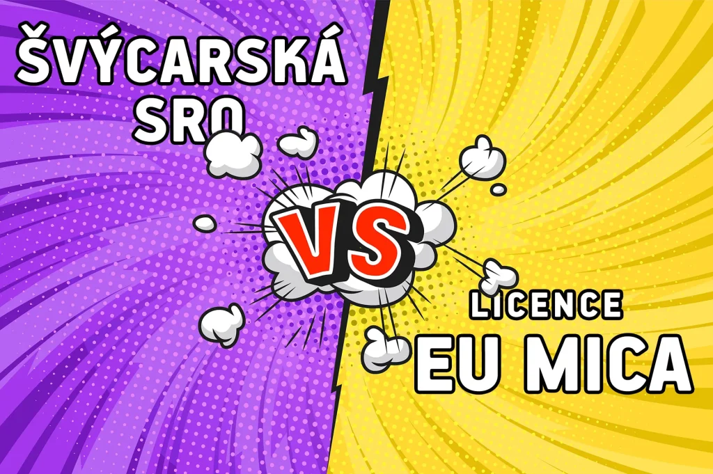 Porovnání švýcarského SRO a licence EU MiCA pro regulaci kryptofirem