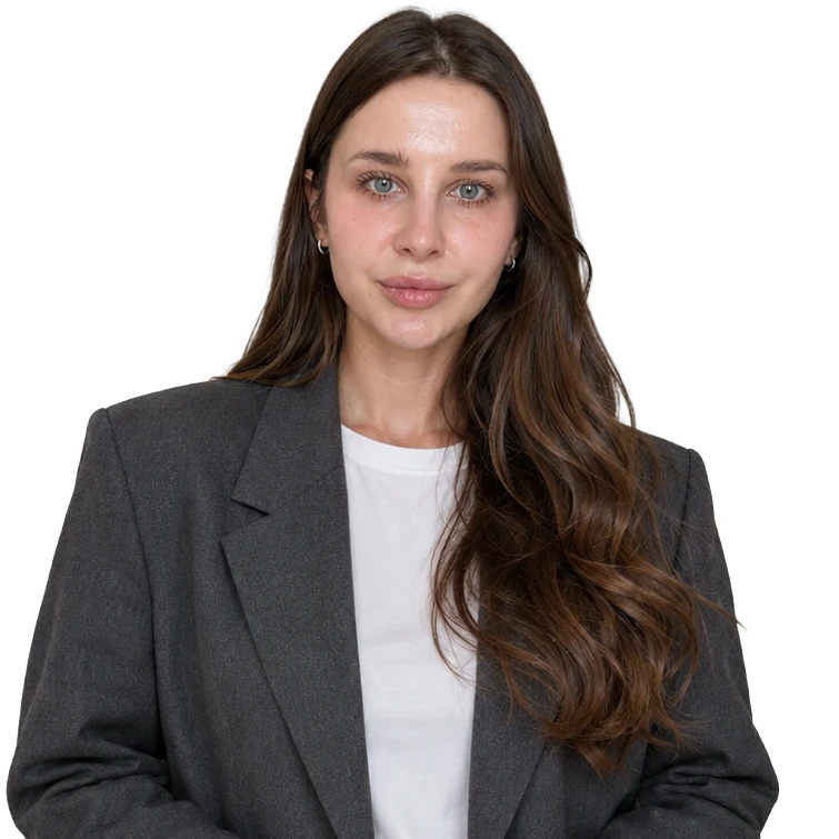 Mariya Gorovik, Head of IT & Data at AMS Europe, in a corporate profile portrait